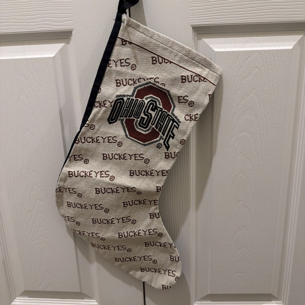 The Ohio State University Tapestry Christmas Stocking 18" Made in USA